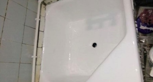 Обновление душевого поддона акрилом | Лебяжье